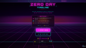 Zero Day Timeline interface