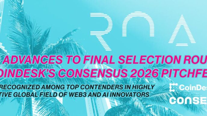 R0AR Advances Global Presence at CoinDesk Consensus 2026 PitchFest