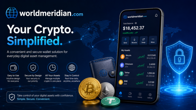 worldmeridian.com Offers a Convenient Solution for Everyday Crypto Management