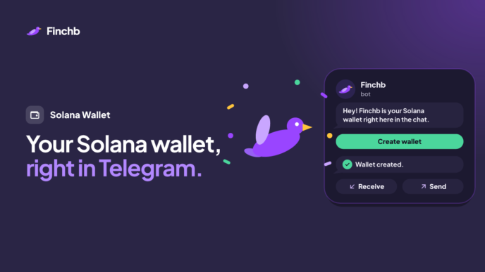 Finchb’s Solana Wallet Runs Inside Telegram, No Download Needed