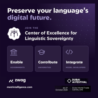 ZWAG AI launches its Center of Excellence for Linguistic Sovereignty at the Dubai AI Festival, advancing AI language accuracy, digital equity and support for more than 2,400 languages.